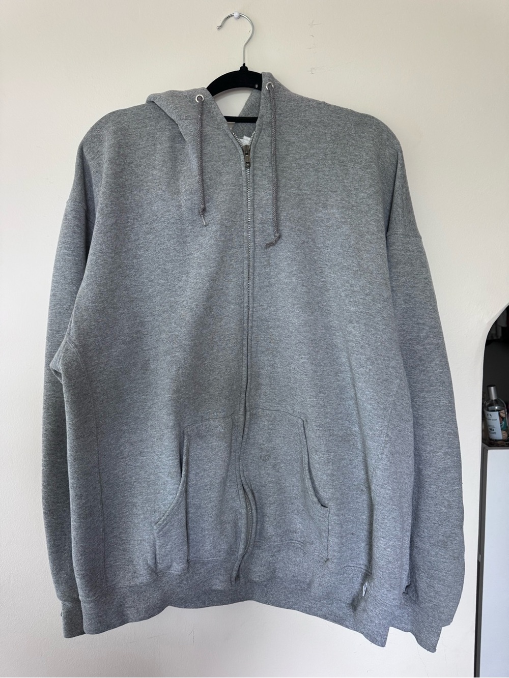 Russell Athletic Gray Full-Zip Hoodie
